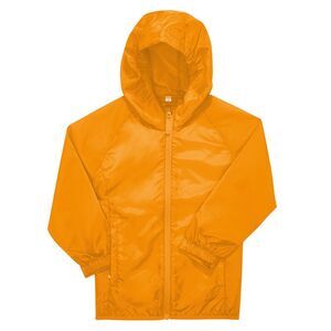 B&C Childrens/Kids #Reset Windbreaker / Meta Orange